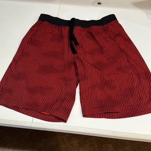 Lululemon Core Shorts Red and Black XL